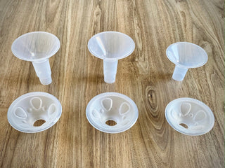 Buy Youha breast pump flanges, silicone massage cushions, silicone breast shields and silicone breast shield convertors. More comfortable, efficient breast milk expression for Australian and NZ mamas breastfeeding and bottlefeeding their baby breastmilk