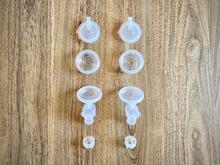 Youha The ONE Express Cups Replacement Parts: valve, membrane, cup, tubing, connector kit. Maintain your breast pump and use Youha Australia breast pump accessories for breastfeeding support and learn how to express breastmilk for bottlefeeding your baby